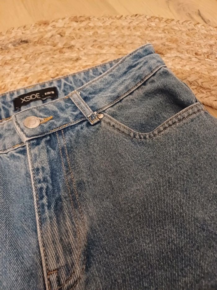 Jean bleu taille haute bleu clair LC Waikiki taille S/M 36/38 - photo numéro 2