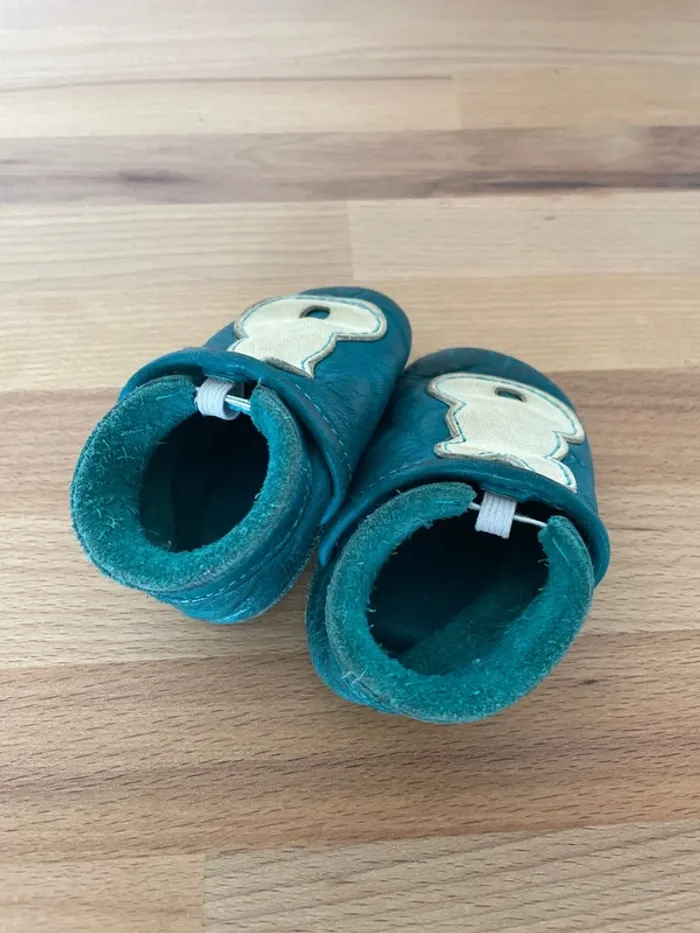 Chaussons cuir véritable 15 estimé - photo numéro 2