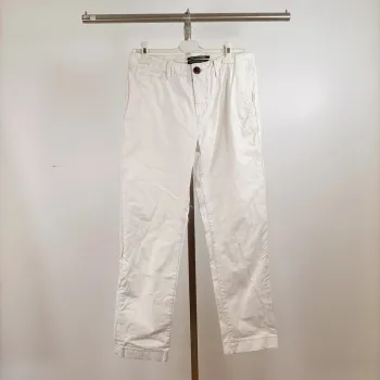 Pantalon blanc Scotch & Soda coupe droite W29 L34 100 % coton casual chic homme A1348