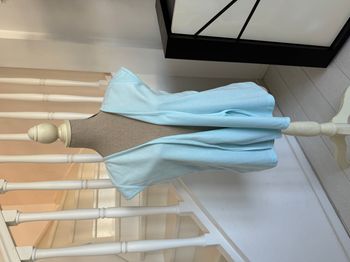 Veste de nuit manches coupées bleue ciel Etam