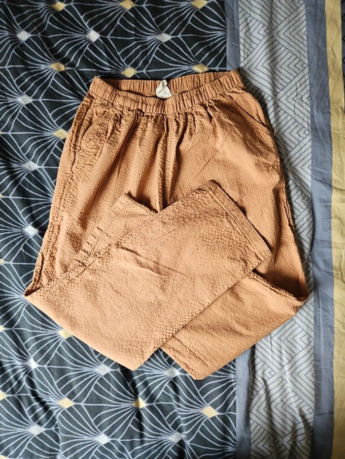 P1ntalon fluide marron clair 9 ans H&M