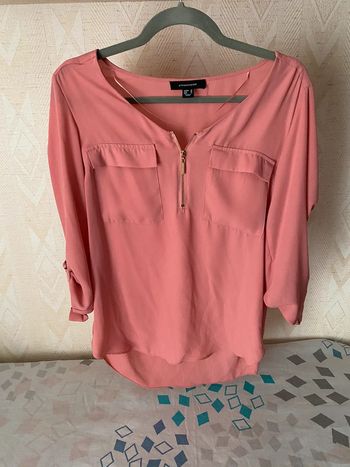 Superbe belle blouse fluide rose Primark taille 38