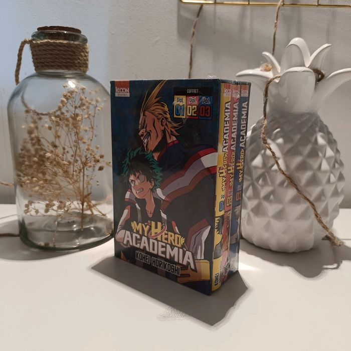 Manga my héro Academia coffret starter 1 à 3 ( 2023 )