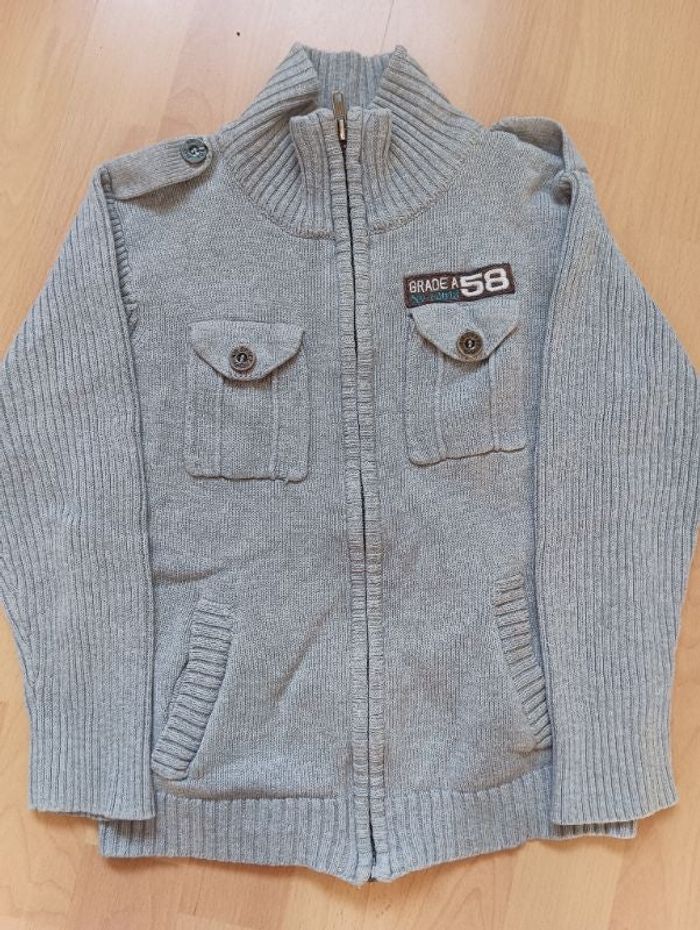 Gilet gris Okaïdi