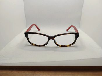 Lunettes de vue Christian Dior CD3202 en acetate Noir et rouge