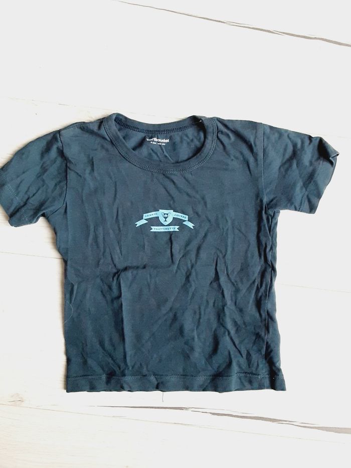 Vêtement garçon tee-shirt manches courtes Vert Baudet 4 ans