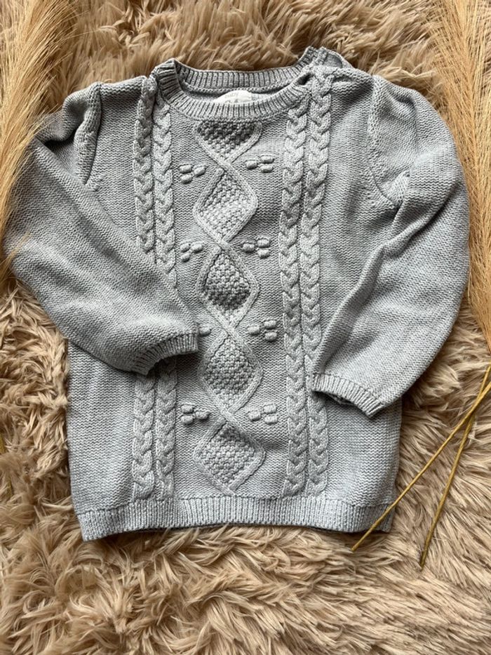 Pull gris - photo numéro 2