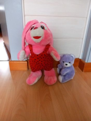 Lot de 2 peluches
