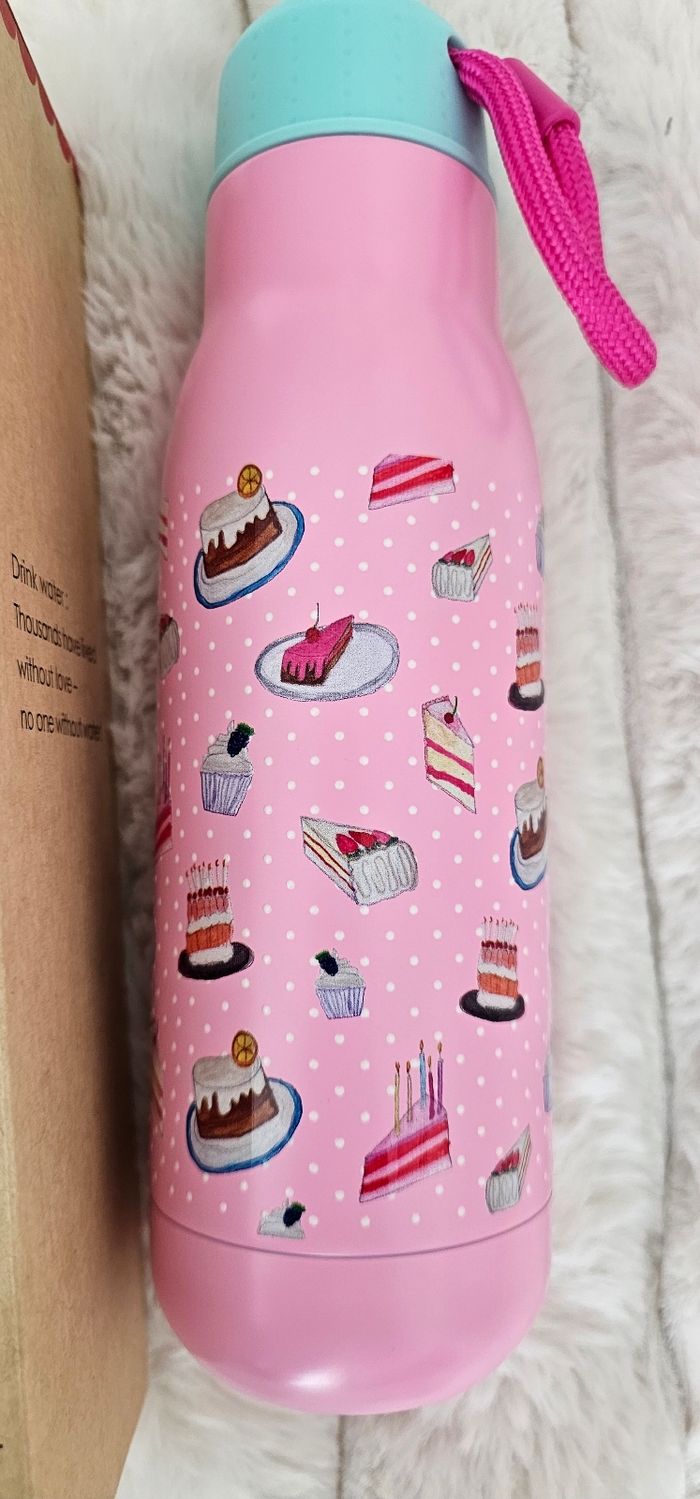Magnifique gourde isotherme 500ml  cup cake Rice Neuve - photo numéro 2