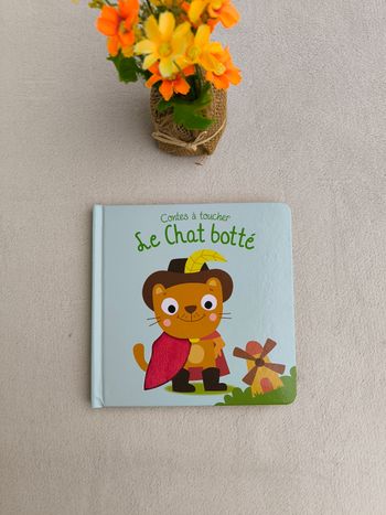 Livre à toucher Le Chat botté