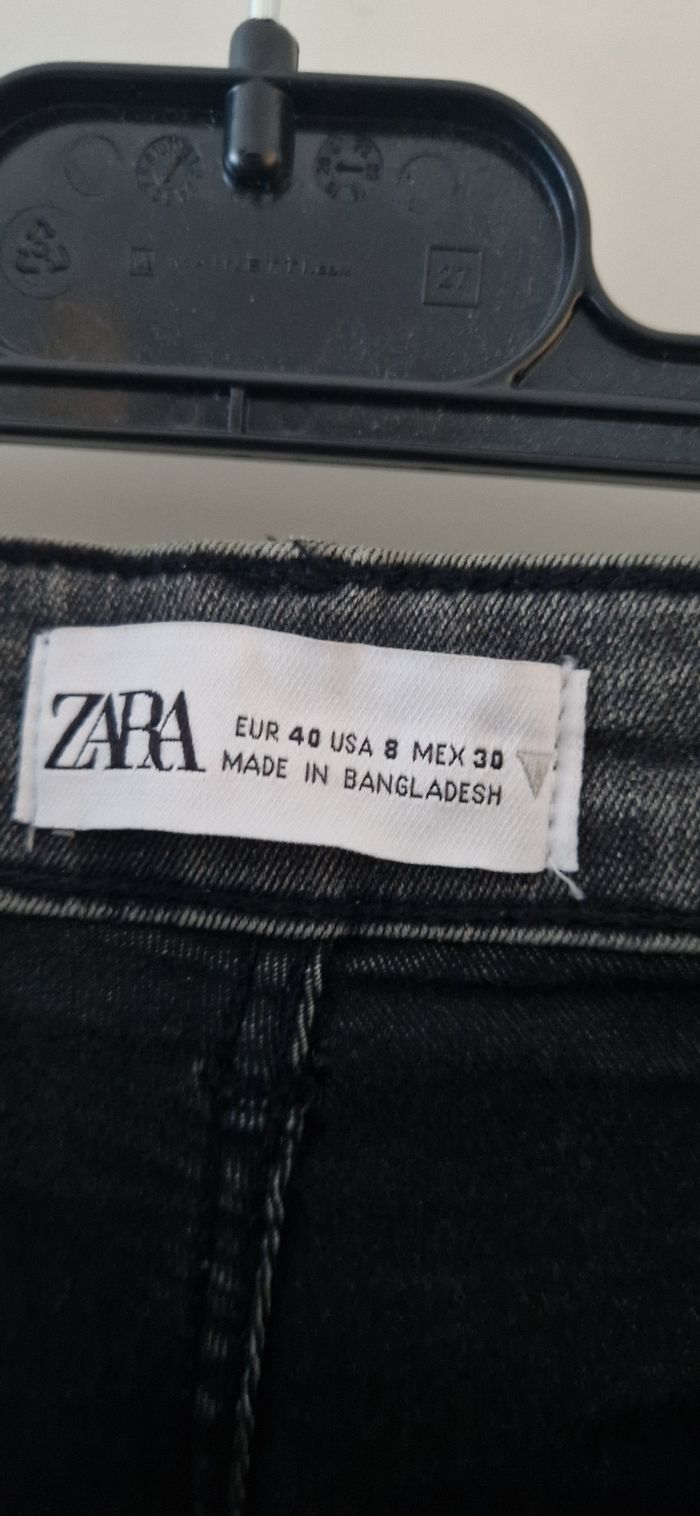 Pantalon  jeans femme ZARA - photo numéro 3