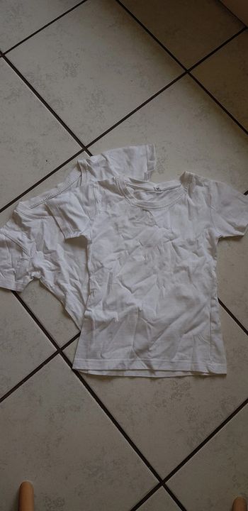 Maillots de corps blanc