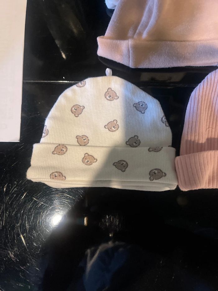 Lot de 6 bonnets nouveau né - photo numéro 2