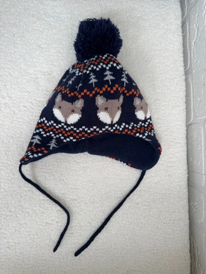 Bonnet hiver • h&m • taille 6 / 12 mois