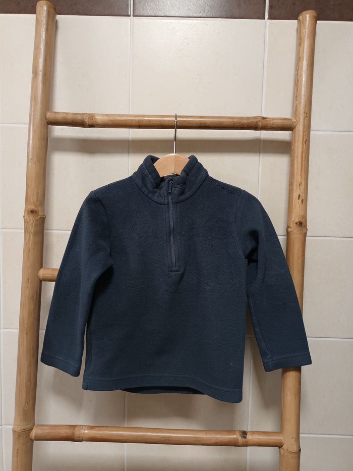Pull polaire marine Quechua 4 ans mixte