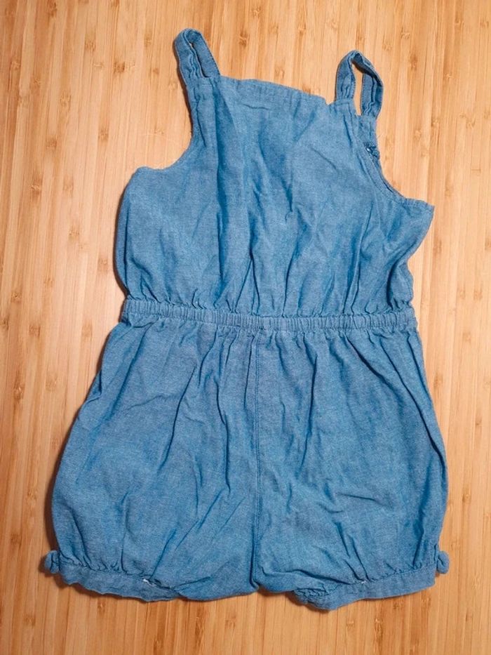 Combinaison short H&M 92 cm 18 mois 2 ans denim - photo numéro 3