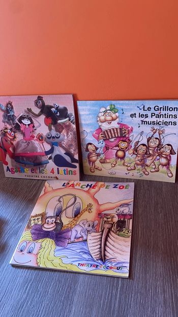 Lot de 3 livres théâtre coconut