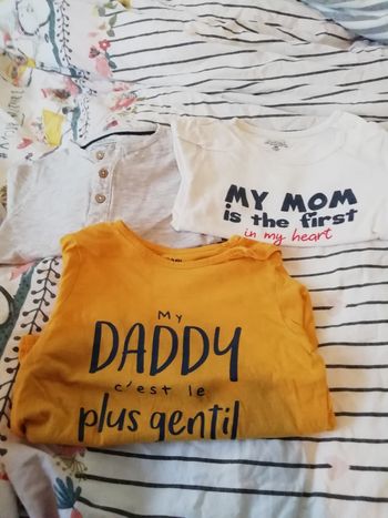 Lot de 3 Tee shirts manches longues