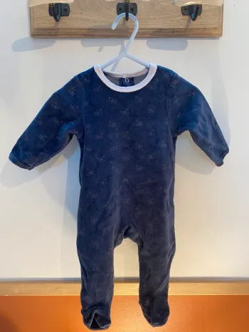 Pyjama mots d’enfants en velours