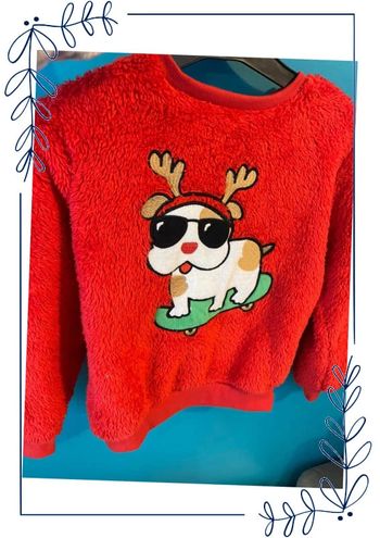 Pull chaud collection Noël 5/6 ans