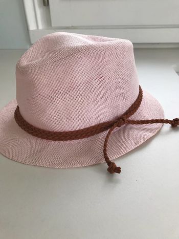 Chapeau de soleil fille rose