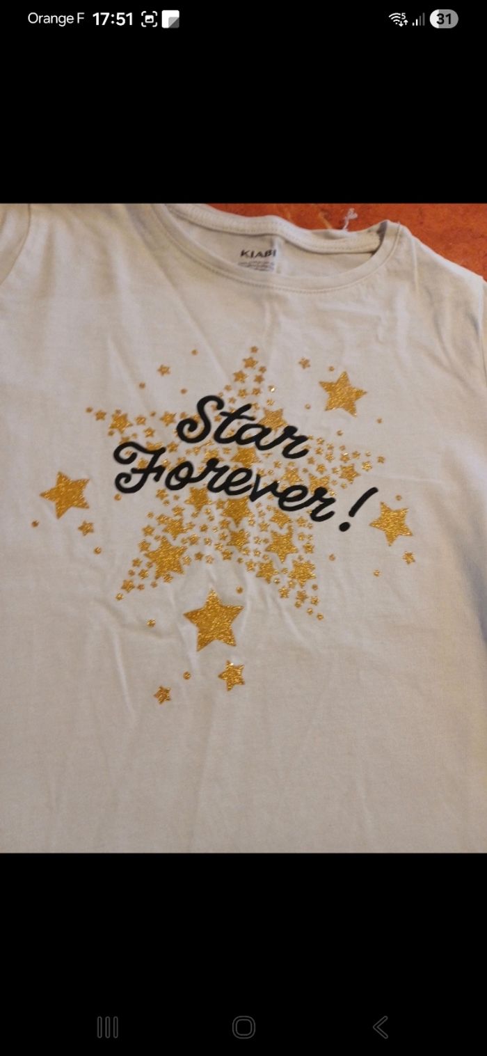 T.shirt fille taille 8 ans - photo numéro 2