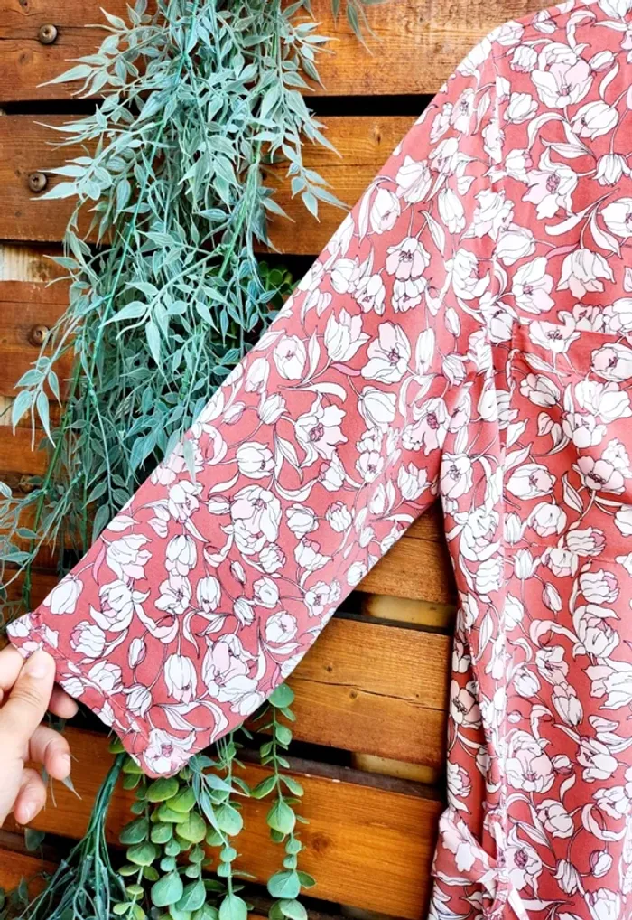 Robe chemise longue fleurie – GÉMO – Taille 42 - photo numéro 4