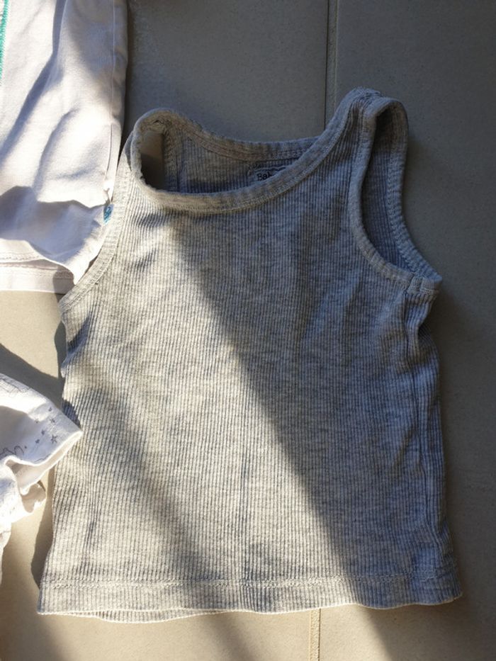 5 t-short manche courte 9 mois 71 cm 1an 12 mois 74 cm - photo numéro 7