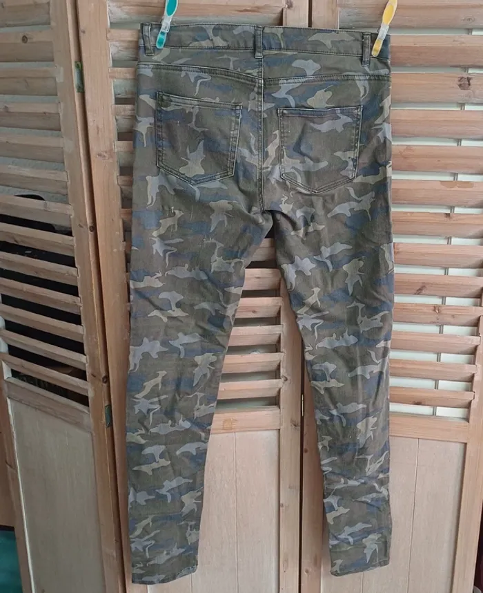Pantalon style militaire taille 40 femme H&M - photo numéro 2