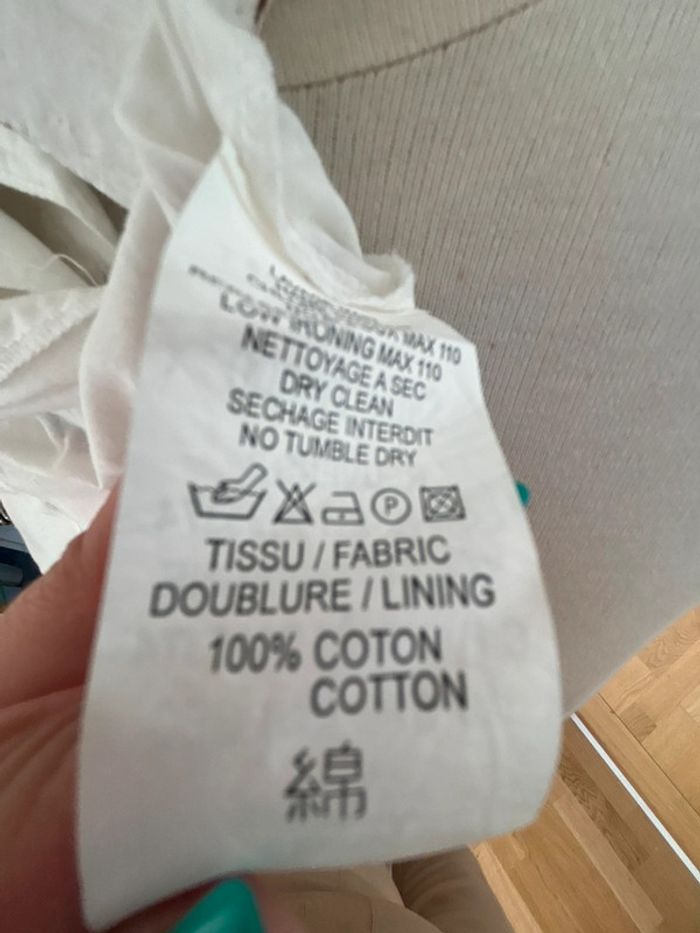 🤍 sublime chemise broderies fleurs - Sinequanone - T38 - photo numéro 8