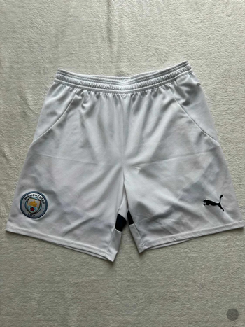 Short Manchester City Puma - Blanc - Taille M