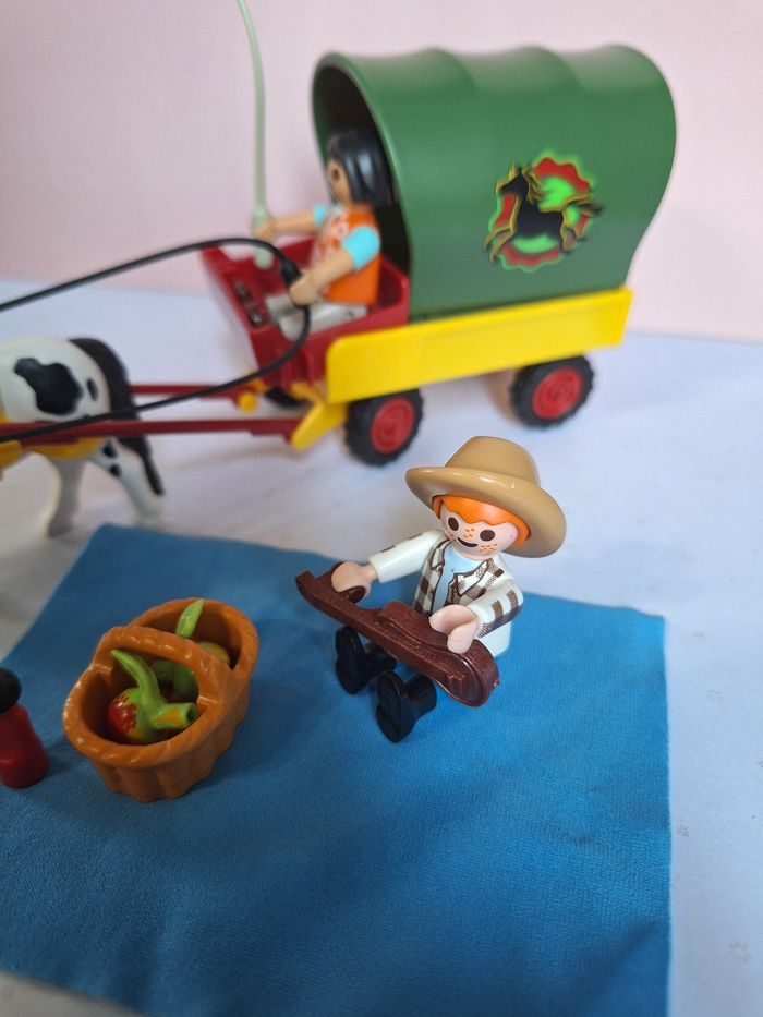 Playmobil Country pique-nique charette  enfants charette - photo numéro 2