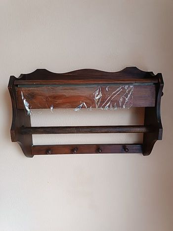 Dérouleur en bois, essuie tout, papier film, papier d aluminium 