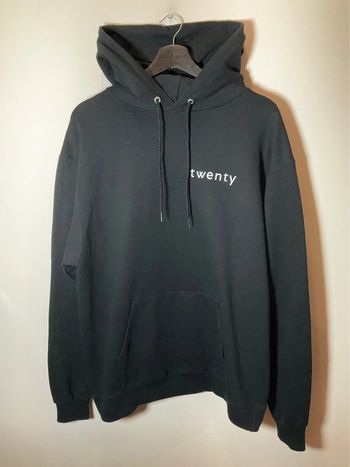 Sweat à capuche noir pour homme Champion Twenty taille L 262