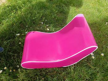 Siège à bascule enfant rose