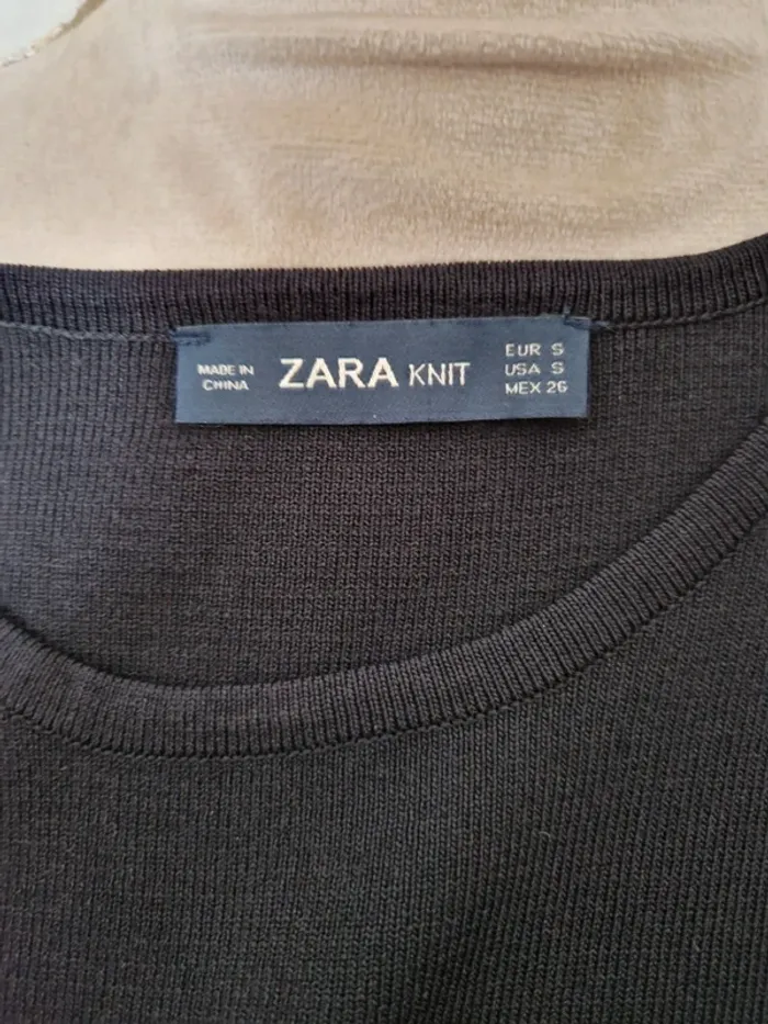 Robe noir zara - photo numéro 4