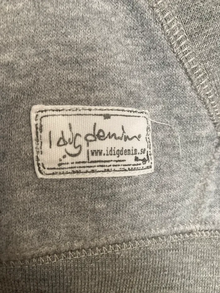 I dig Denim sweat gris à capuche 134-140 cm - photo numéro 3