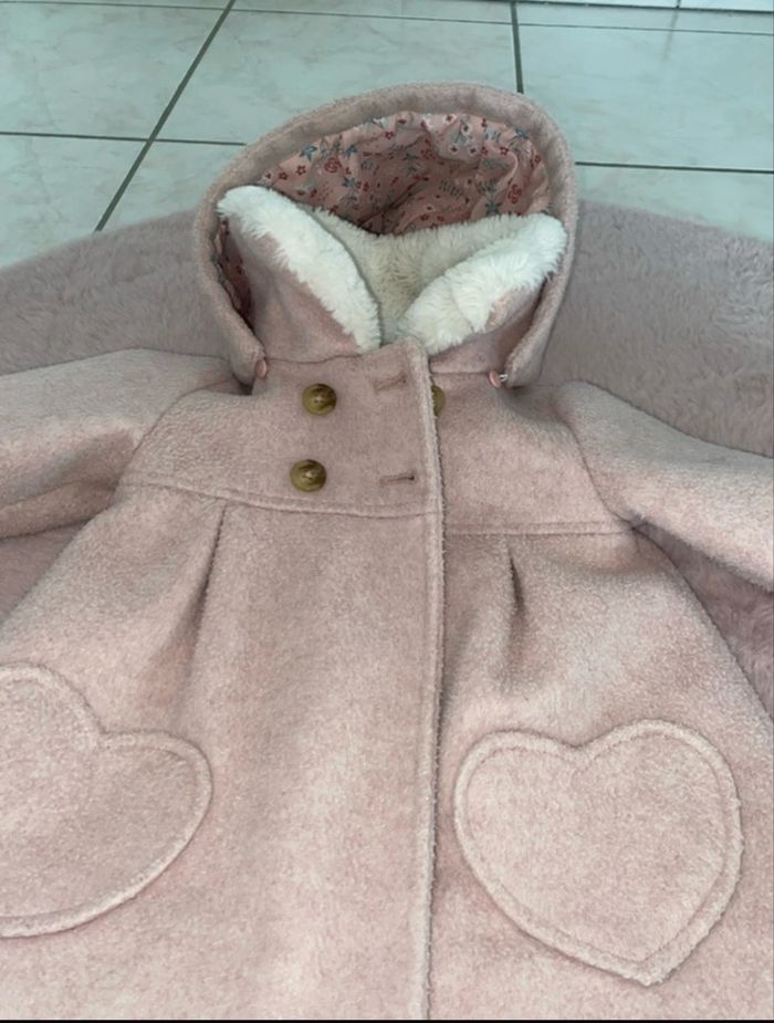 Magnifique Manteau fille avec fourrure - photo numéro 3