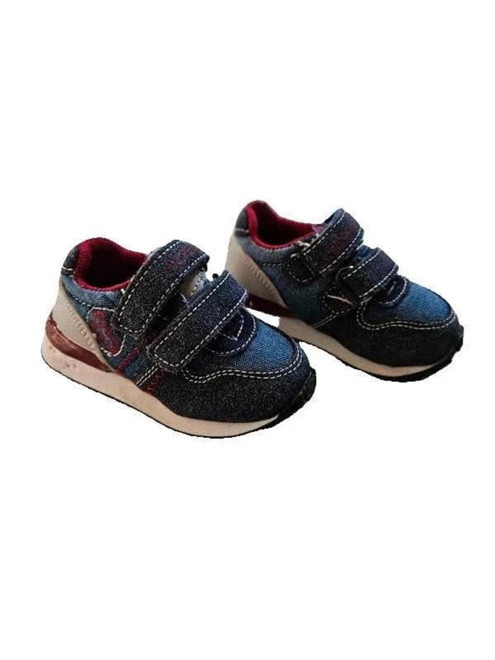 👣 basket rouge et bleu bébé, 18👣 - photo numéro 2