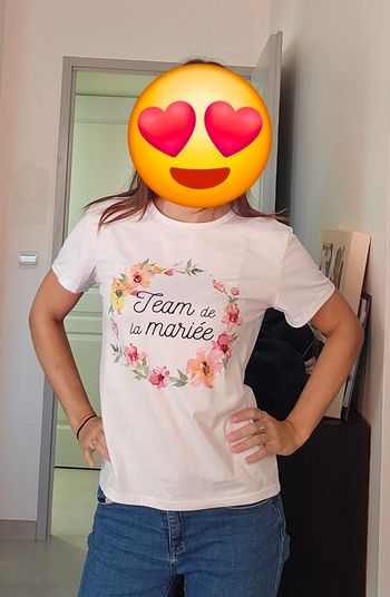 T-shirt EVJF Team de la mariée