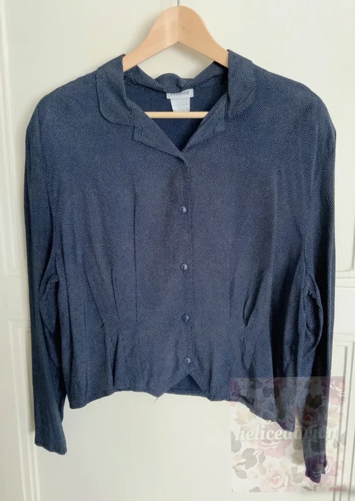 Chemise vintage bleu Promod taille 42