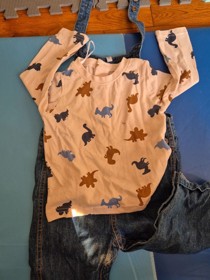 Ensemble salopette pull - photo numéro 3