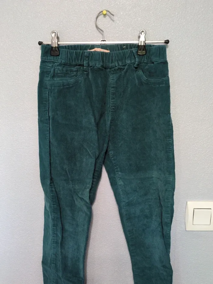 Pantalon velours côtelé fille 9/10 ans - photo numéro 3