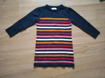 Robe pull. Manches longues. Fille. La redoute.
Taille 5 ans