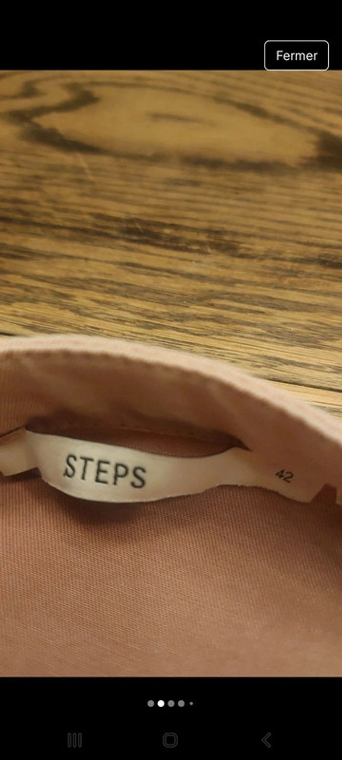 Veste Steps t 42 rose Saumon - photo numéro 2