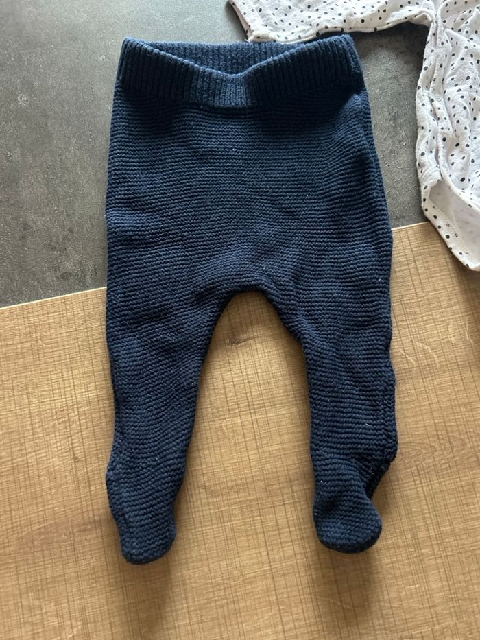 Ensemble 3 pièces en point mousse bébé taille 3 mois Verbaudet - photo numéro 2