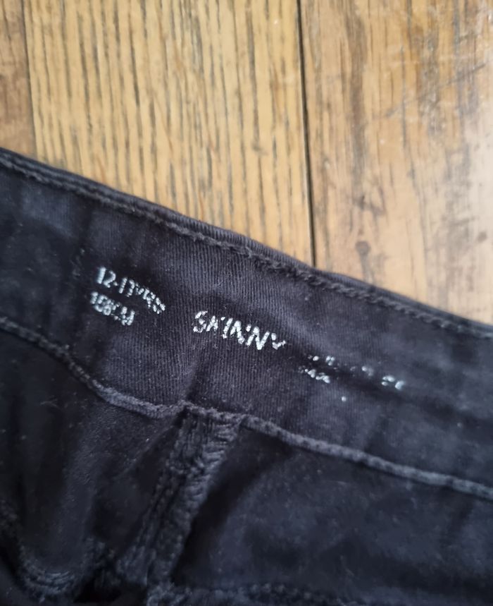 Jean skinny noir fille taille 12/13 ansJean skinny noir fille taille 12/13 ans - photo numéro 3