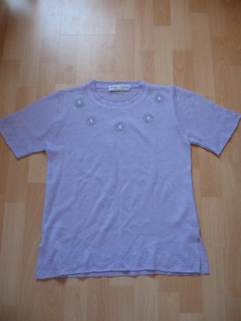 Tee shirt femme taille 2 bonneterie creusoise