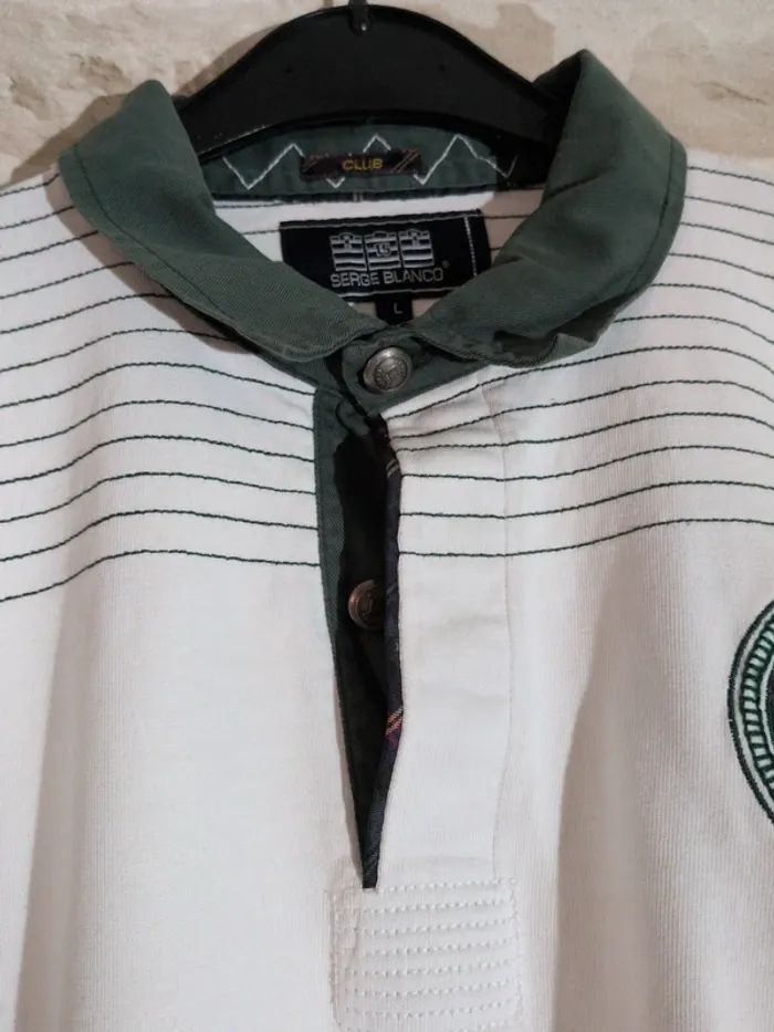 Polo vintage Serge Blanco – Taille L – Année 1992 - photo numéro 6