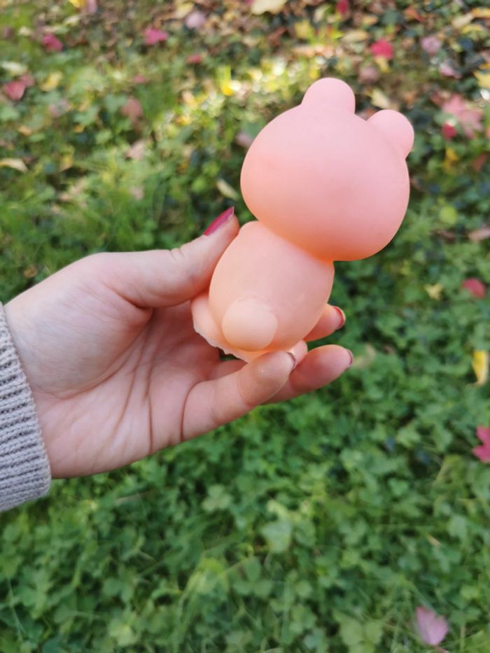 Jouet ours en résine cuinant - photo numéro 2